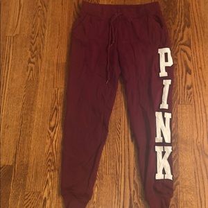 Maroon “Pink” Brand Joggers Size Adult XS